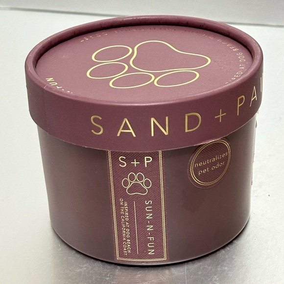 Sand + Paws Candle Neutralizes Pet Odor w/Essential Oils My Dog - Picture 1 of 8